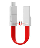 3 in 1 - USB hleðslu lyklakippa